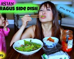 ASPARAGUS SIDE DISH • Mukbang & Recipe