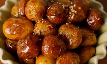 Braised baby potatoes (Algamja-jorim: 알감자조림)