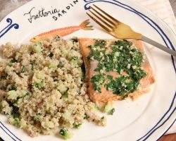 Buttery Garlic Roasted Salmon Fillet Recipe – Laura in the Kitchen Episode 1149