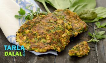 Chana Dal Pancakes ( Gluten Free Recipe) / Chana Dal Chilla / Cheela, Recipe in Hindi by Tarla Dalal