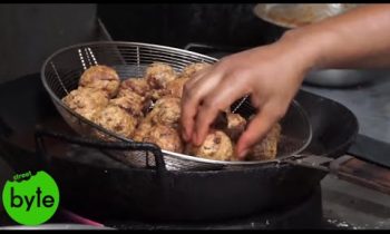Chicken Balls Deep Fried, Indian Food, Nan King style Chicken Pakoda