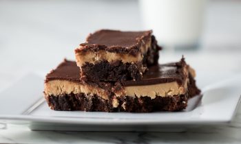Chocolate Peanut Brownies (Buckeye Brownies)