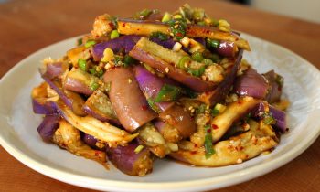 Eggplant and soy sauce side dish (가지나물)