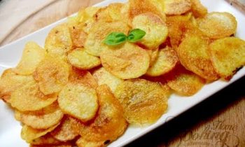 Homemade Baked Potato Chips
