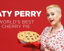 Katy Perry’s Cherry Pie – Featuring Her Song “Bon Appétit”