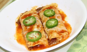 Lunch Box Beans & Cheese Enchiladas Video Recipe by Bhavna