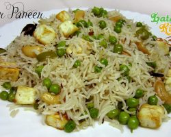 Matar Paneer Pulao Recipe – Indian Vegetarian Recipe Video in Hindi – Lata’s Kitchen