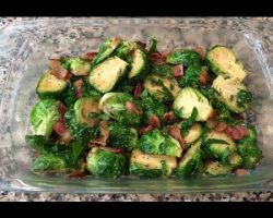 Oven Roasted Brussels Sprouts, perfect side dish for Turkey