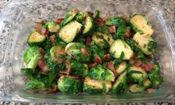 Oven Roasted Brussels Sprouts, perfect side dish for Turkey