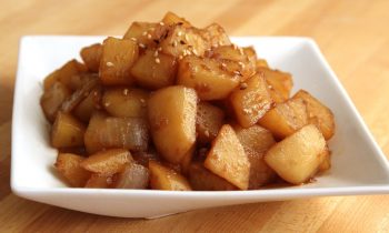 Potato side dishes (Gamjabokkeum: 감자볶음)