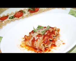 Quick Lasagna Roll ups for Single, Bachelors or for Lunch Box | Tomato Basil Lasagna Roll Ups