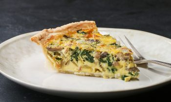 Sausage & Veggie Quiche