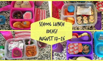 School Lunch Ideas! Back To School!