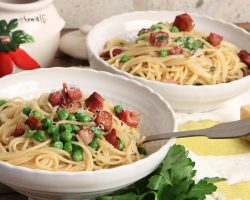 Spaghetti with Pancetta and Peas | Episode 1161