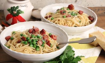 Spaghetti with Pancetta and Peas | Episode 1161
