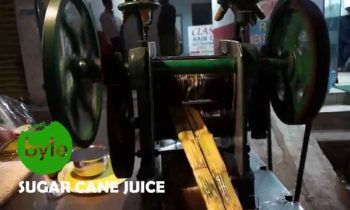 Sugar Cane Juice Indian Street Food