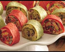 Tortilla Rollups or Tortilla Spring Rolls recipe video for crowd by Bhavna