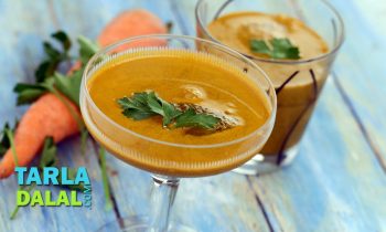 Veggie Boost Juice / Vegetable Juice Recipe / Carrot Spinach Parsley Juice Recipe by Tarla Dalal
