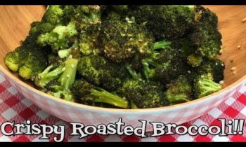 Crispy Roasted Broccoli~Crispy Broccoli Recipe~Fresh Vegetable Side Dish~Tasty Side Dish~Noreen