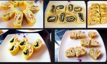 How to make Korean rolled egg omelette side dish – 5 different variations of Gyeranmalyee 계란말이