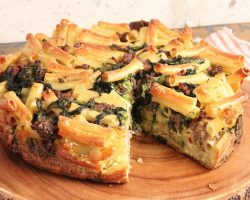 Sausage & Broccoli Rabe Pasta Pie 🍝 | Episode 1171