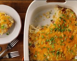 Side Dish Recipes – How to Make Loaded Crack Potatoes