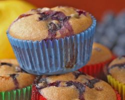 Blueberry Lemon Yogurt Muffins