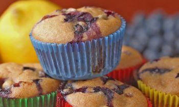 Blueberry Lemon Yogurt Muffins