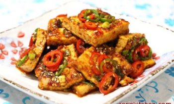【Korean Food】 Spicy Tofu Side-dish (매운 두부 조림)