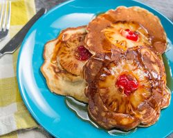 Pineapple Upside Down Pancakes