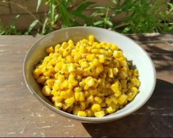 Thanksgiving Side Dish Recipe : Sauteed Butter Corn with Parsley