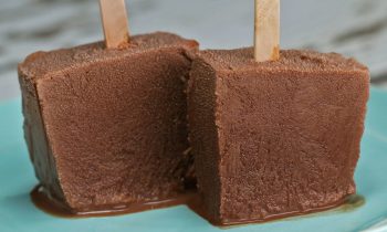 Homemade Fudge Popsicles