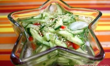 【Korean Food】 Cold Cucumber Side-dish (오이 냉국)