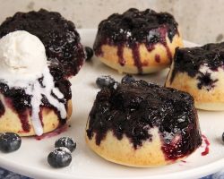 Mini Blueberry Upside Down Cakes | Episode 1187