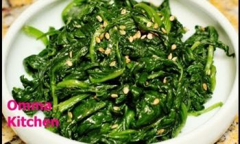Spinach Korean Side Dish (SiGuemChi NaMul) 시금치나물 무침 by Omma’s Kitchen