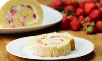 Strawberry Cheesecake Cake Roll