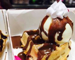 Waffle Flavours at Cream Stone, Hyderabad