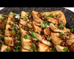 Cooking Korean food: 2 tofu sidedishes