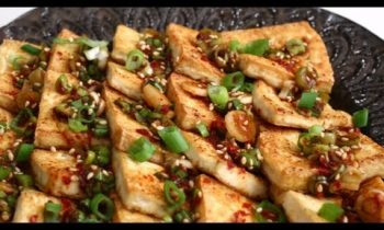 Cooking Korean food: 2 tofu sidedishes