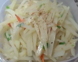 Easy Korean Side dish: Gamja Bokkeum (감자볶음), stir-fried potatoes Recipe
