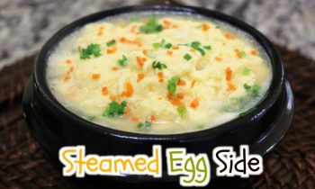 【Korean Food】 Steamed Eggs Side-dish (GyeRanJjim=계란찜)