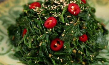 Lamb’s Quarters side dish (Myeongajunamul: 명아주나물)