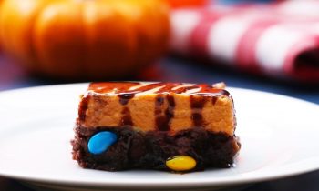 Pumpkin Cheesecake Brownie Bars