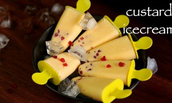 custard ice cream recipe | custard popsicles recipe | custard candy