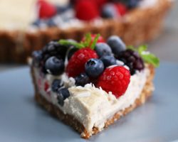 Dairy-Free Berries & Cream Tart