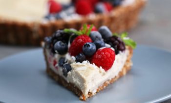 Dairy-Free Berries & Cream Tart