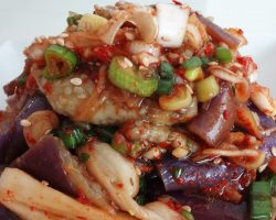 Eggplant side dish (Gajinamul:가지나물)