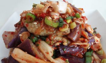 Eggplant side dish (Gajinamul:가지나물)