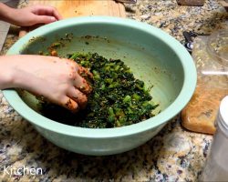 Kale Korean Side Dish (케일나물무침) by Omma’s Kitchen