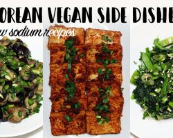 Korean Vegan Side Dish Recipes_Eggplant, Spicy Braised Tofu, Soy Sauce Crown Daisy [SUB]